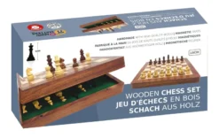 Wooden Chess Set: Magnetic 18 cm