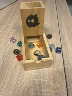 Wooden Dice Tower Dragons Lair