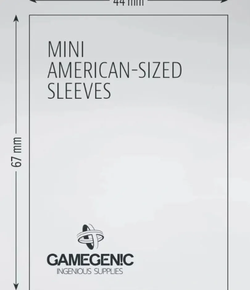 (44x67 mm) Gamegenic - Matte Mini American Sleeves