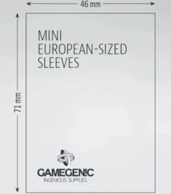 (46x71 mm) Gamegenic - Matte Mini European Sleeves