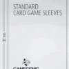 (66x91 mm) Gamegenic - Matte Standard Card Game Sleeves