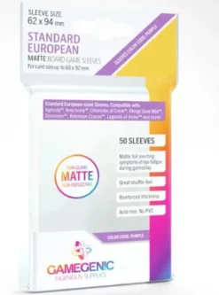 (62x94 mm) Gamegenic - Matte Standard European Sleeves