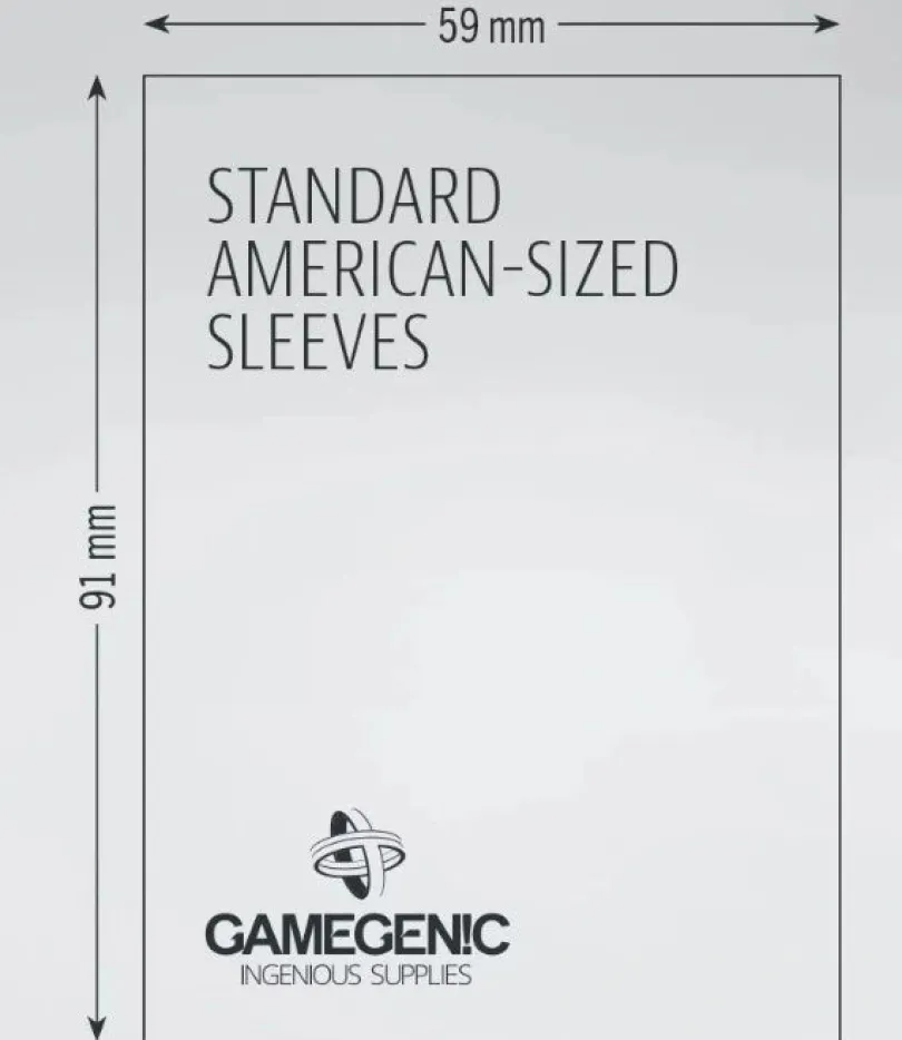 (59X91 mm) Gamegenic - PRIME American Sleeves