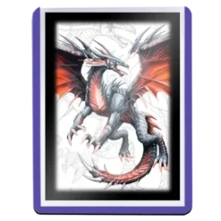 3" X 4" Purple Border Toploader (25st)