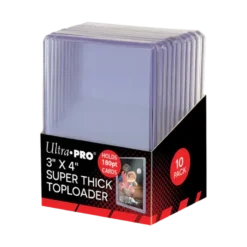 3" x 4" Super Thick 180PT Toploader (10st)