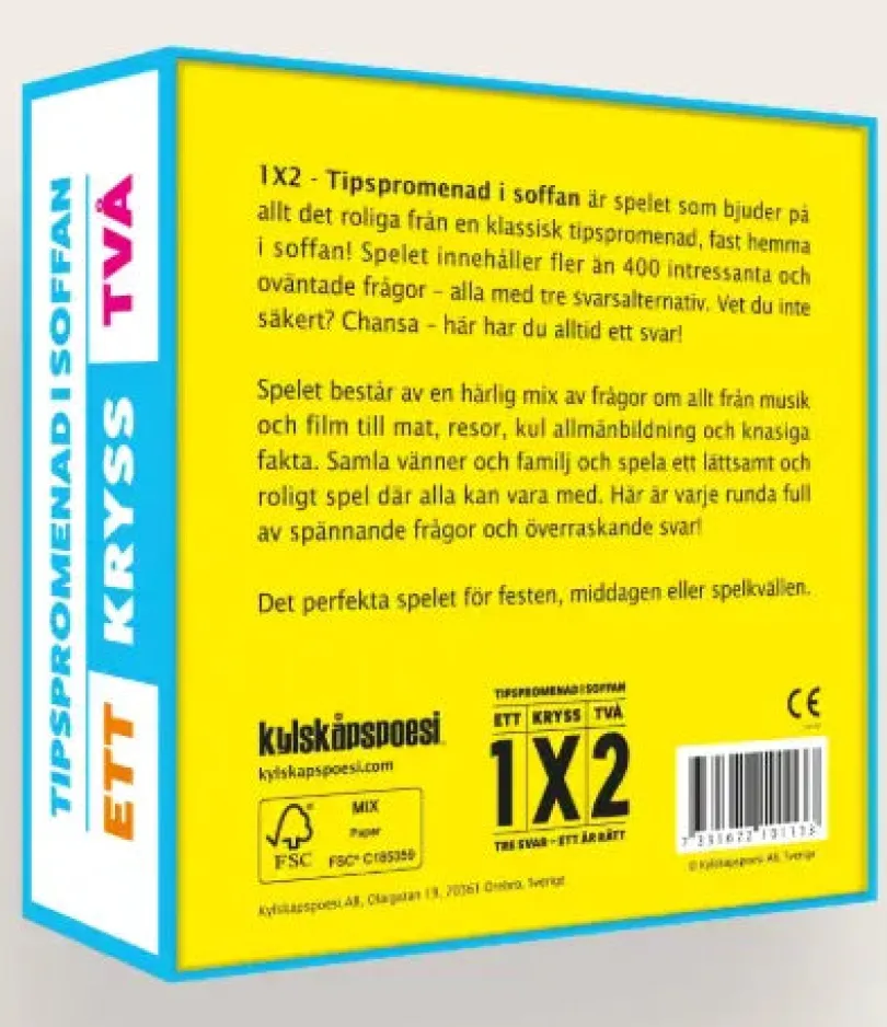1x2 Tipspromenad I Soffan