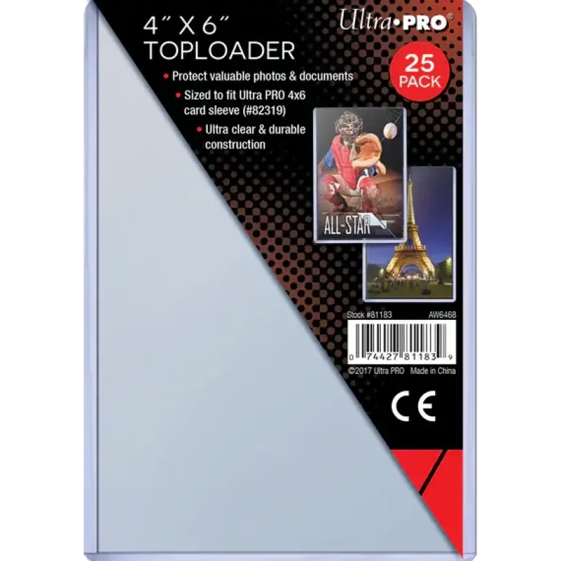 4" X 6" Toploader (25st)
