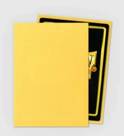 Yellow Matte Sleeves Standard Size 100 Dragon Shield