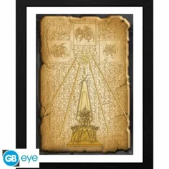 YU-GI-OH! - Framed print "Egyptian Tablet" (30x40 cm)