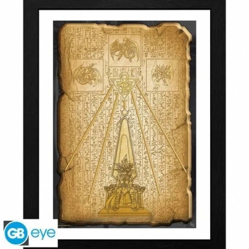 YU-GI-OH! - Framed print "Egyptian Tablet" (30x40 cm)