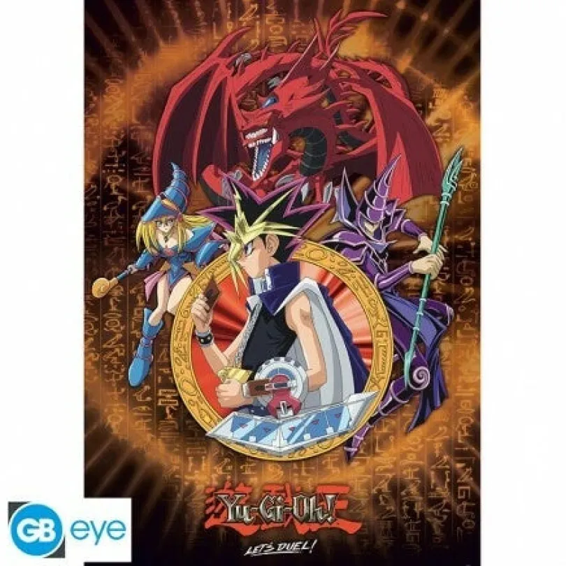 YU-GI-OH! - Poster « Yugi Slifer and Magician » (91.5x61 cm)